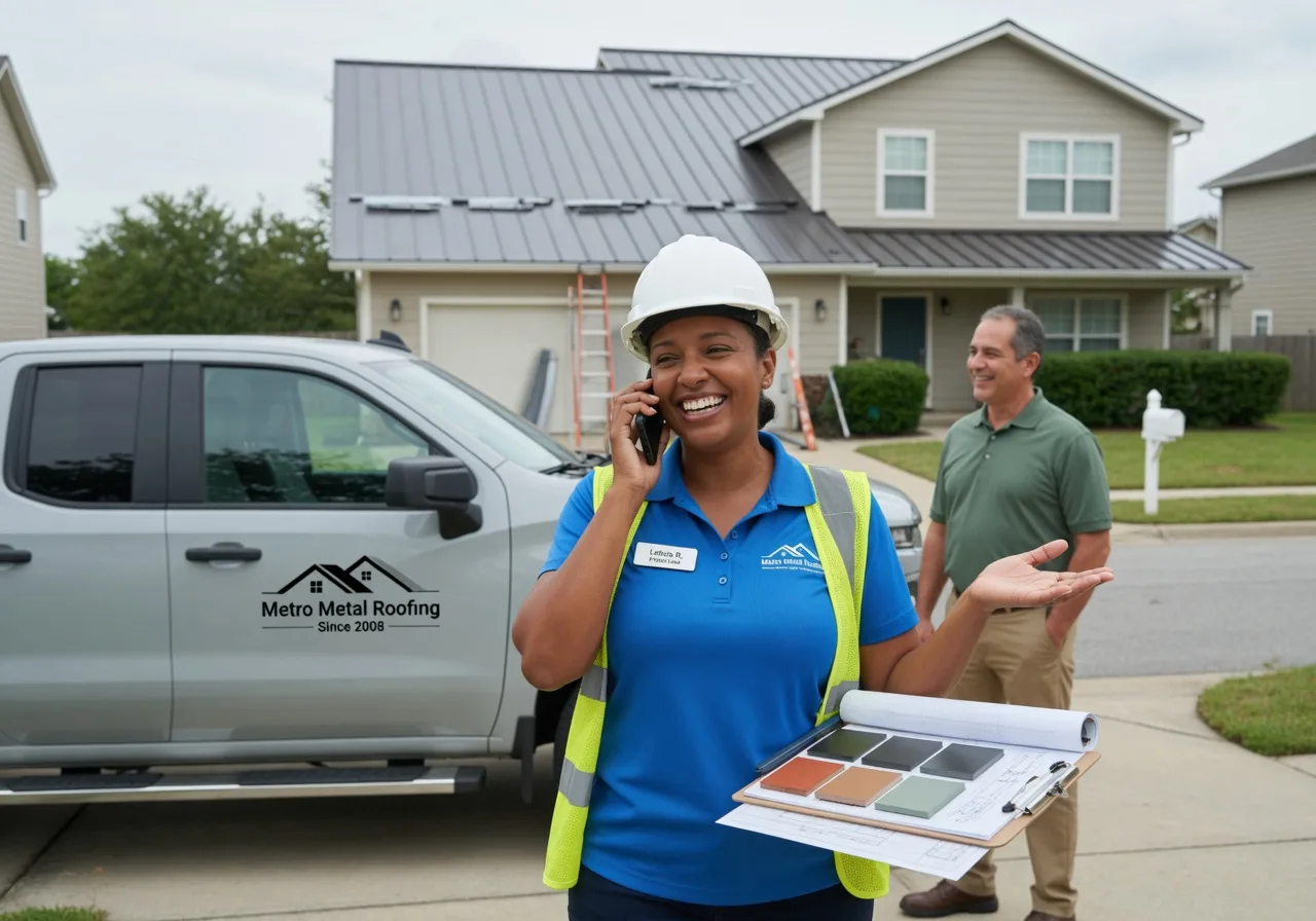 Storm Damage Metal Roof Repair in Gentryville, IN